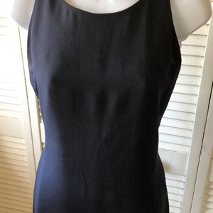 Vintage Ann Taylor long silk sheath dress
